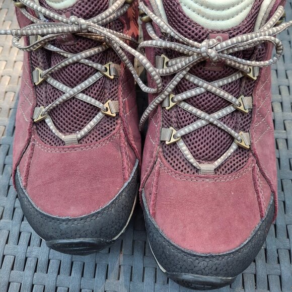 Oboz sapphire low B-Dry waterproof trail walking hiking shoes leather womens US - Picture 7 of 11